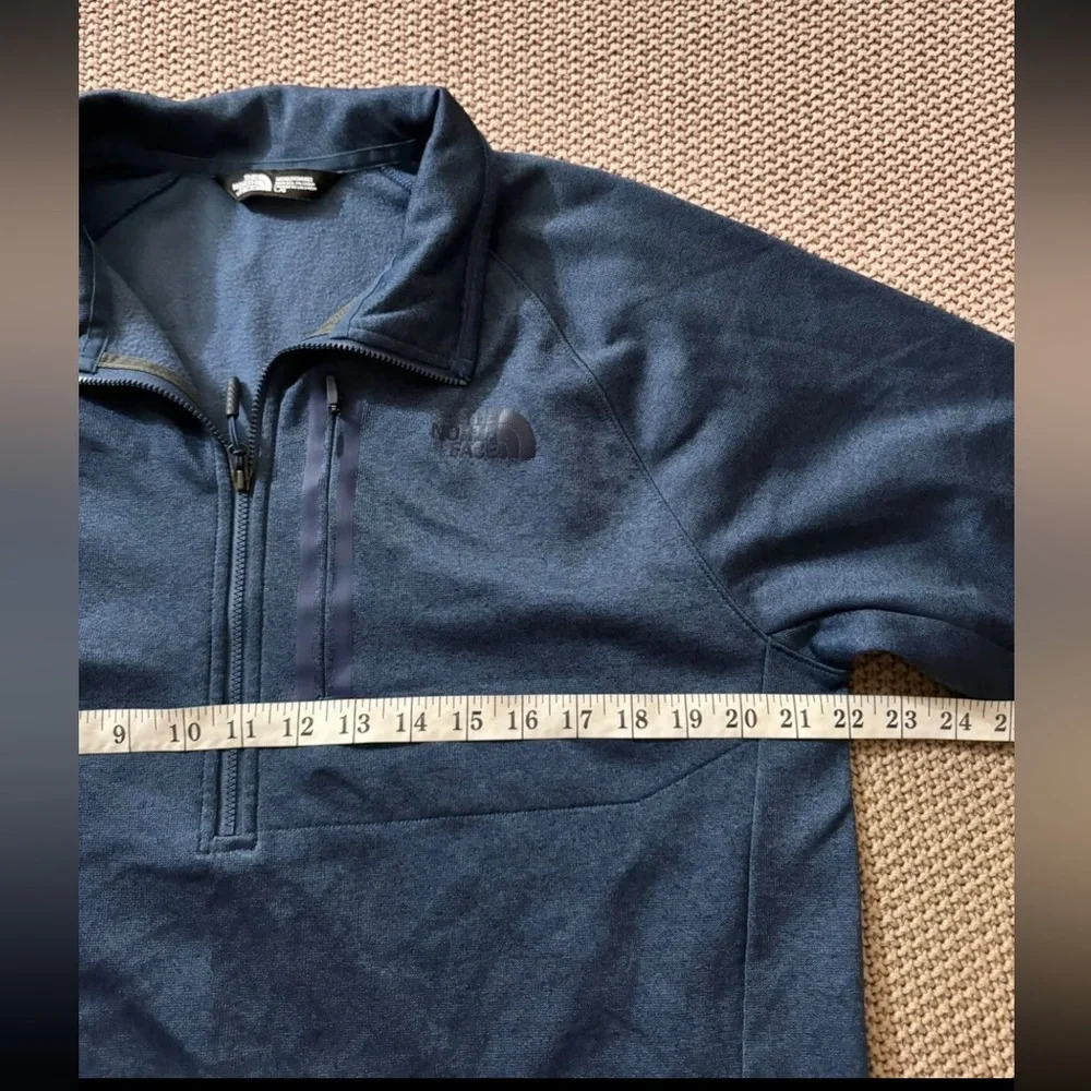 The North Face Men Blue Pullover Sweater winter‎ Jacket Long Sleeve Size Large